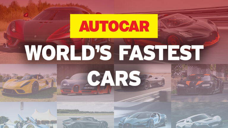 Top 10 fastest road-legal cars